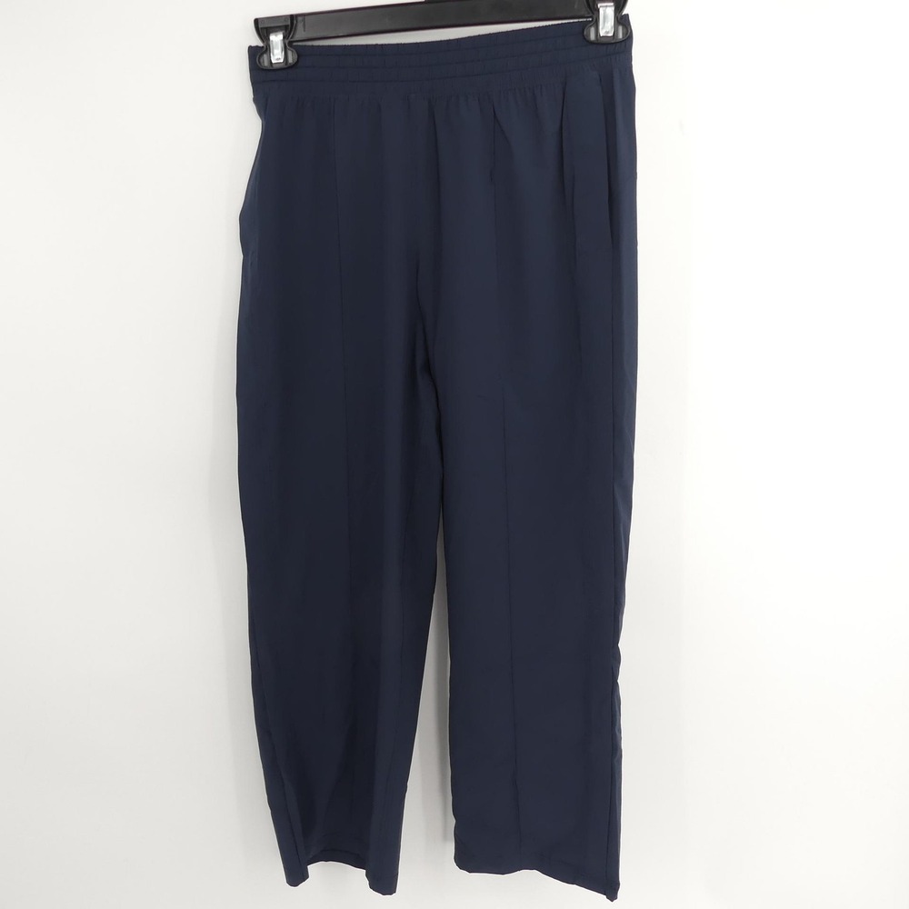 Lululemon Wanderer Crop Pants Women's 6 Navy‎ Blue Elastic Waist